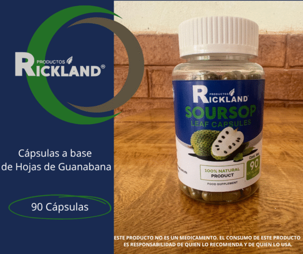 90 Capsulas de hoja de guanabana