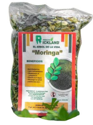 bolsa de hoja de moringa